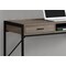 Monarch Specialties Computer Desk, Home Office, Laptop, Storage Drawers, 48"L, Work, Metal, Laminate, Brown, Black I 7365 - alternate 3
